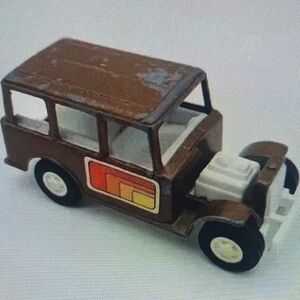 Classic Brown Toy Car for Kids